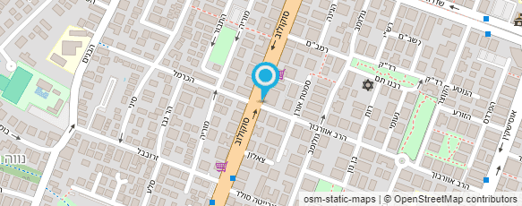 מפת הגעה אל אצל לבקוביץ מעדניית בוטיק נקניקים