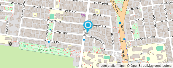 מפת הגעה אל רז מנעולן