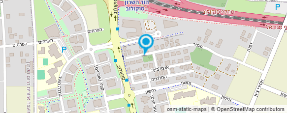 מפת הגעה אל חנה ששון-גוטליב