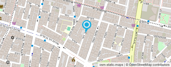 מפת הגעה אל מיכל ירקוני-תרפייה דרך יוגה