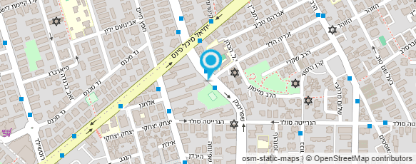 מפת הגעה אל אוסנת מאפרת ומעצבת שיער