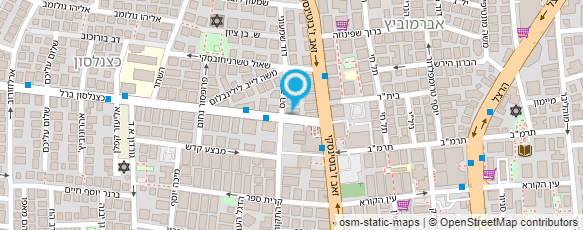 מפת הגעה אל איתי כהן  - עיצוב שיער