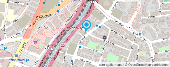 מפת הגעה אל הטאבון בעיר