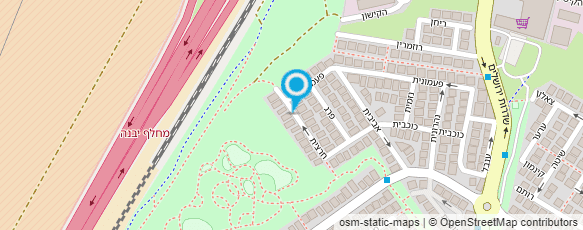 מפת הגעה אל ענת חן גרינברג - ציירת