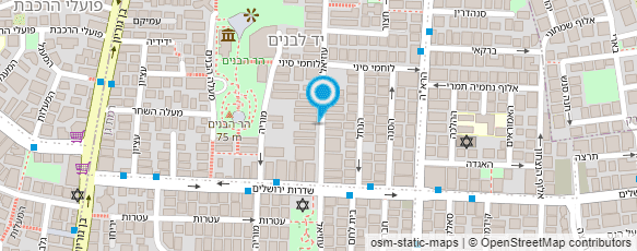 מפת הגעה אל אתי אלבוחר-דרך הבמה