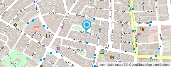 מפת הגעה אל גיא שמואלי עיצוב שיער