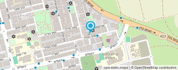 מפת הגעה אל בית הספר לתורת הנפש