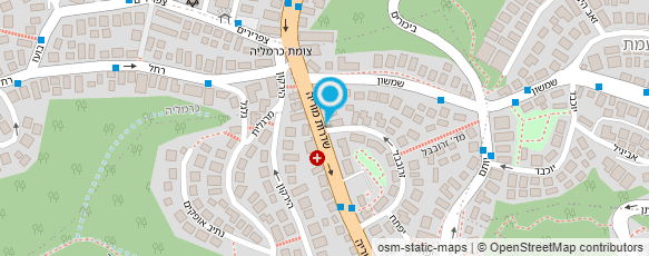 מפת הגעה אל ענבר סבג עיצוב שיער