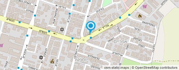 מפת הגעה אל ד"ר גב - המרכז הבריאותי