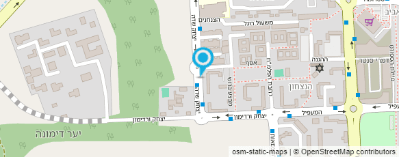 מפת הגעה אל מוקד עירוני דימונה