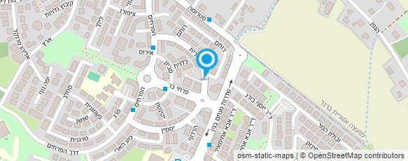 מפת הגעה אל צמח בר אחזקת גינות