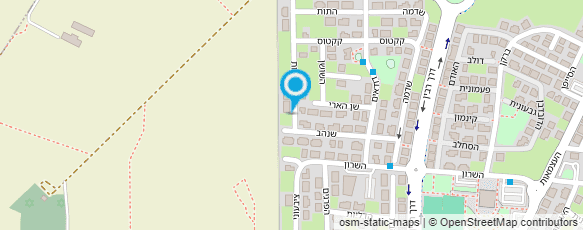 מפת הגעה אל עו"ד קרין צוקרמן מנור-חברוני