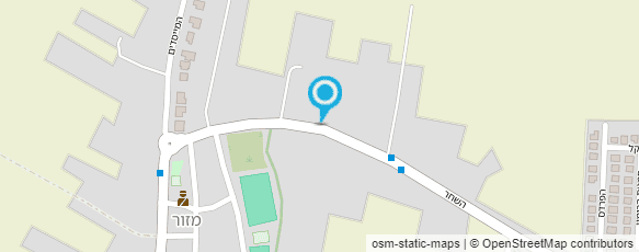 מפת הגעה אל החברה למים מושבים בע"מ