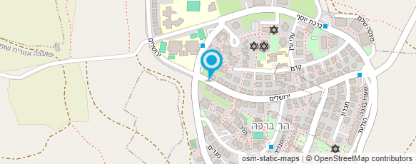 מפת הגעה אל הר ברכה