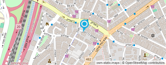 מפת הגעה אל קלטקס-תוכנה אינטרנטי לניהול חשבוניות וקבלות