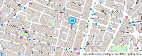 מפת הגעה אל אודליה אשל - איפור ועיצוב שיער