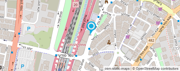 מפת הגעה אל קריגר נדל"ן תל אביב