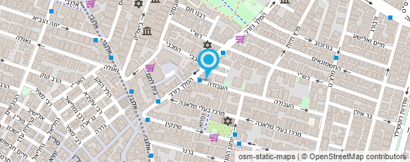 מפת הגעה אל שי בן יקר שיער ואיפור