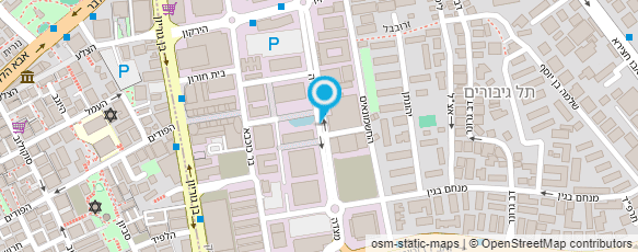 מפת הגעה אל קפה קפה - משרדי הנהלה