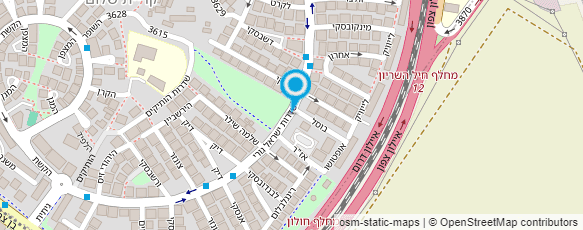 מפת הגעה אל בית כנסת חלום יעקב