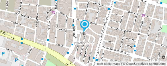 מפת הגעה אל בית בנימיני-המרכז לקרמיקה עכשווית