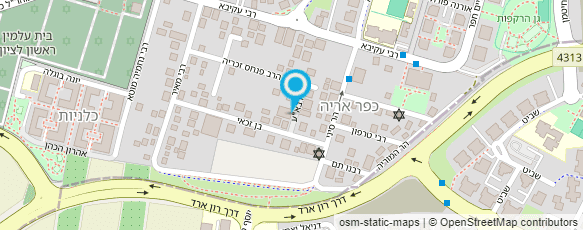 מפת הגעה אל אסף עבודות עפר - מחפרון