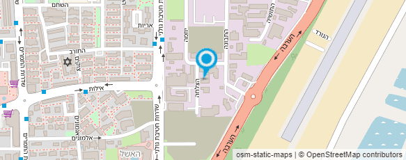 מפת הגעה אל מועדון אליבי-מועדון ים תיכוני