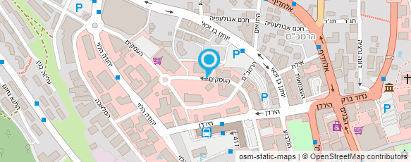 מפת הגעה אל עינב פורטל עיצוב שמלות כלה וערב