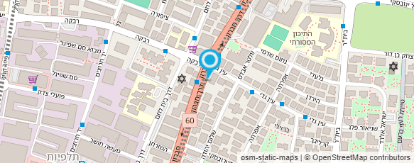 מפת הגעה אל ליאור קרדי-שיער ואיפור