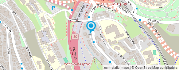 מפת הגעה אל יהודית רבינוביץ-תמלילנית