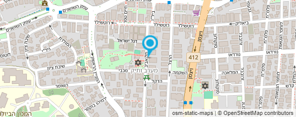 מפת הגעה אל איריס וגיל-גיטרה וחליל