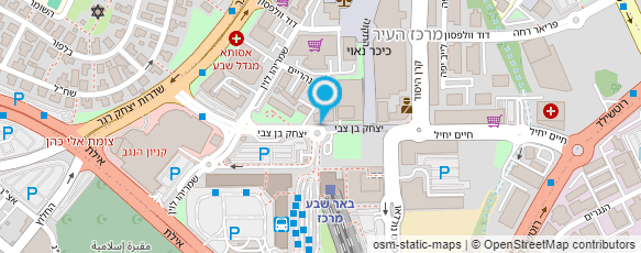 מפת הגעה אל אורטל אלימלך-מייק אפ סטודיו