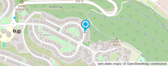 מפת הגעה אל נוף ציפורי גן