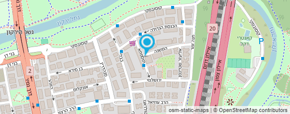 מפת הגעה אל רן שנער - מורה לגיטרה