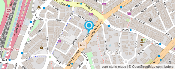 מפת הגעה אל בלוג-a photo blog by Ofir Abe