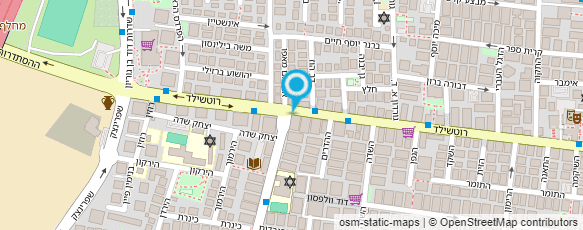 מפת הגעה אל בית הבשר של אסתר