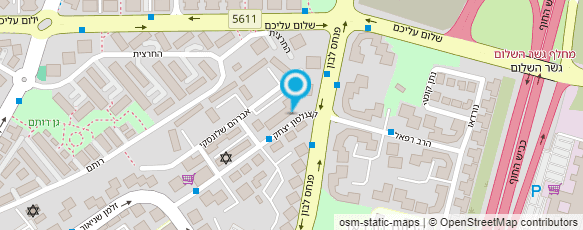 מפת הגעה אל תהל עיצוב ברכות כלה