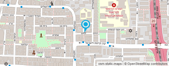 מפת הגעה אל צל תמר ציוד לאירועים