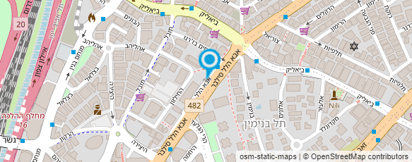 מפת הגעה אל אורי שקד- אוכל בעמידה