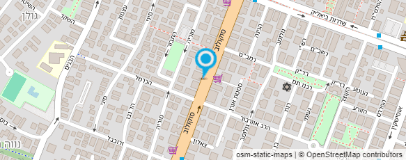 מפת הגעה אל דוד ורועי מעצבי שיער מפת הגעה אל דוד ורועי מעצבי שיער