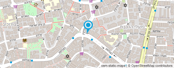 מפת הגעה אל תפארת איטום וזיפות