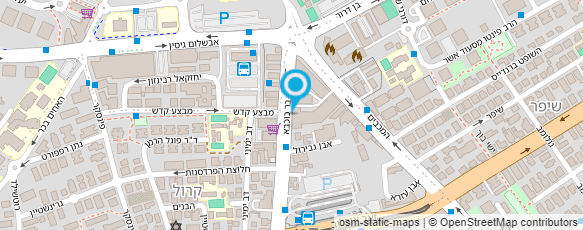 מפת הגעה אל נגרות בן כובה