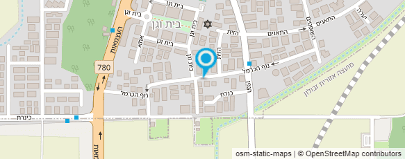 מפת הגעה אל גל אקספרס שליחויות