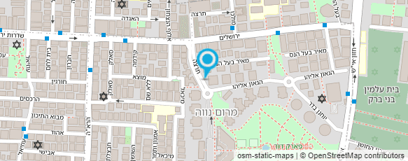 מפת הגעה אל עוז אופטיק