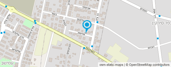 מפת הגעה אל גורן עמוס עבודות שרברבות