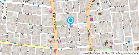 מפת הגעה אל שרה זוהר