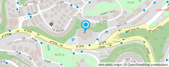 מפת הגעה אל בורגר סאלון רוממה חיפה