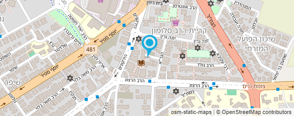 מפת הגעה אל יצחק דלתות ומנעולים