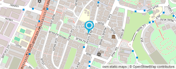 מפת הגעה אל אוברמן משה מורה דרך