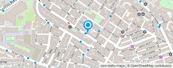 מפת הגעה אל ישמח לב-סיוע לנכים